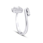 0,29 ct. Diamant Baguette Ring