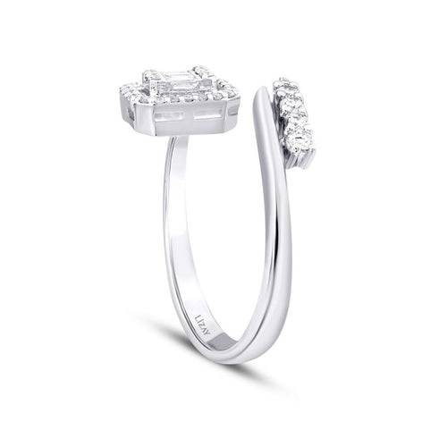 0,29 ct. Diamant Baguette Ring