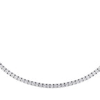 2,50 ct. Diamant Halb-Memoire Tennis Collier