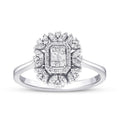0,40 ct. Diamant Baguette Ring