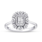 0,40 ct. Diamant Baguette Ring