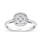 0,21 ct. Diamant Effekt Stein Ring