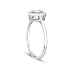0,14 ct. Diamant Baguette Ring
