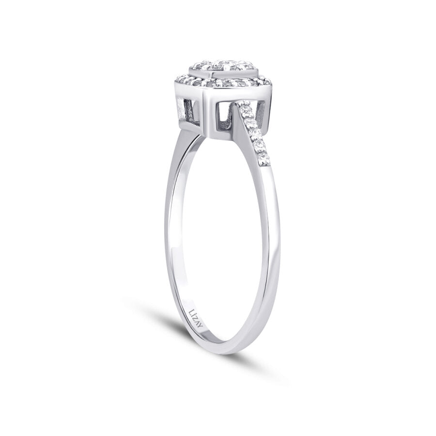 0,21 ct. Diamant Trend Ring