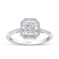 0,19 ct. Diamant Baguette Ring