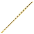 Herren-Armband mit schwarzem Stein aus Gold