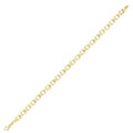 Herren-Armband mit Kettendesign aus Gold