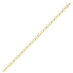 Herren-Armband mit Kettendesign aus Gold