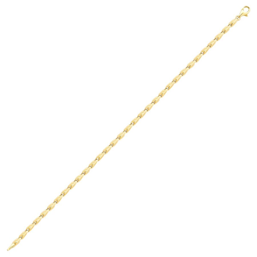 Herren-Armband mit Arpa-Kette aus Gold