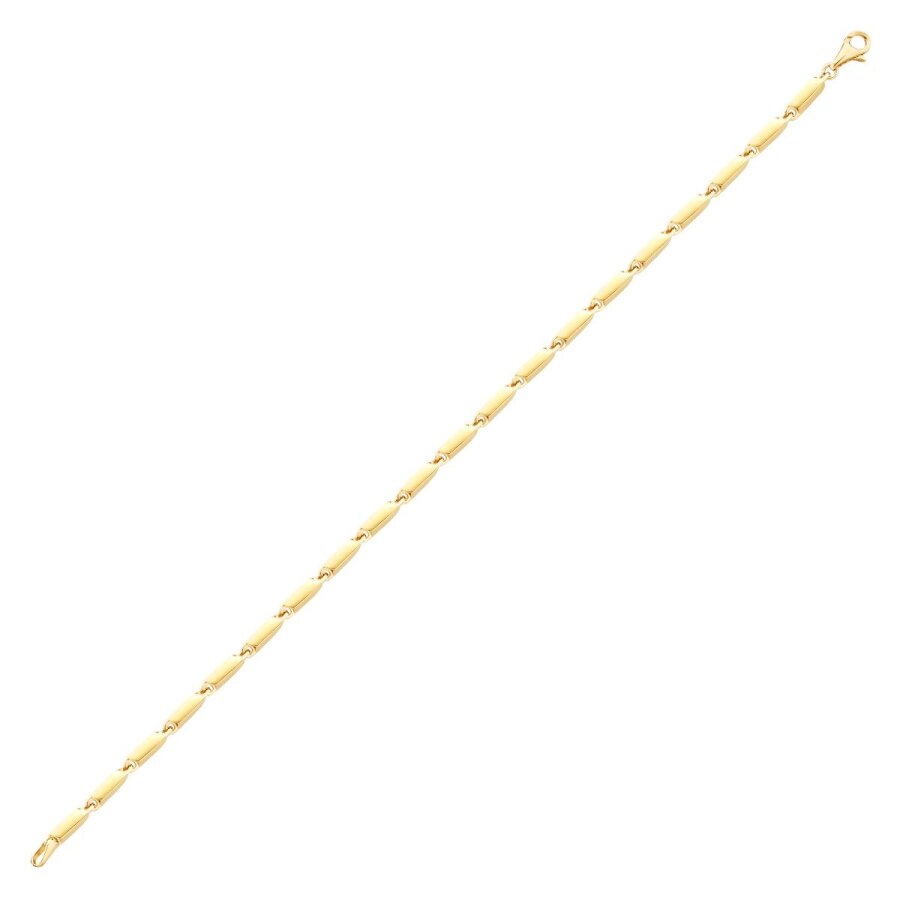 Herren-Armband mit Twist-Kette aus Gold