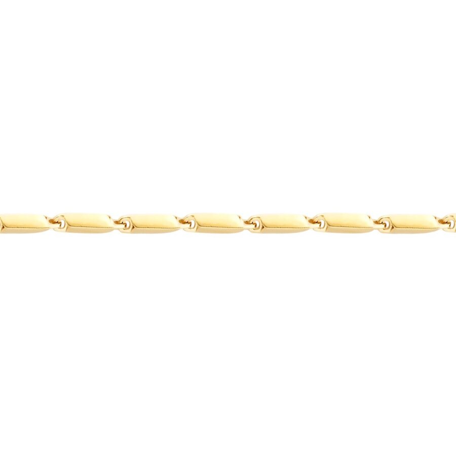 Herren-Armband mit Twist-Kette aus Gold