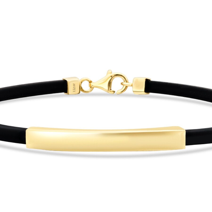 Herren-Platten-Armband aus Gold