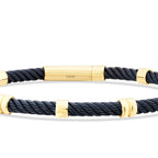 Herren-Armband mit Spiraldesign aus Gold