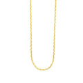 Herren-Halskette mit Gerstenkorn-Kette aus Gold