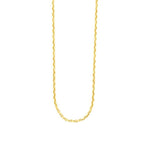 Herren-Halskette mit Gerstenkorn-Kette aus Gold