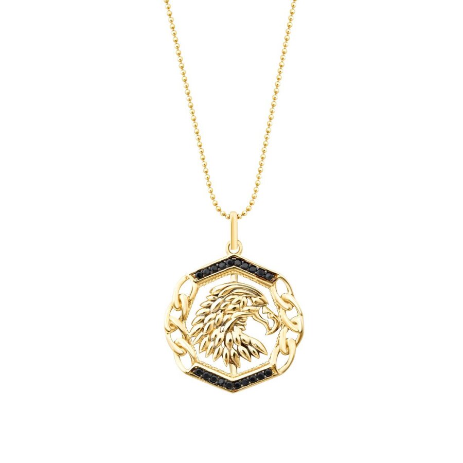 Adler-Herren-Halskette aus Gold