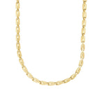 Herren-Halskette im Bambus-Kettendesign aus Gold