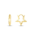 Stern-Ohrringe aus Gold