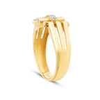 Schleifen-Ring aus Gold
