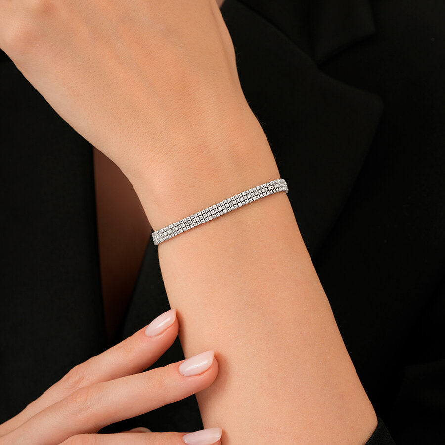 0,86 ct. Diamant Tennis Armband
