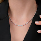 1.69 ct. Diamant Eternity Tennis Halsband