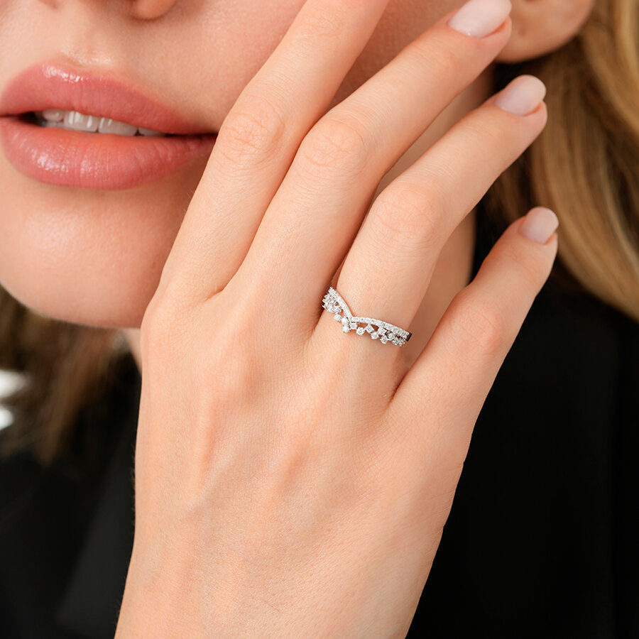 0,33 ct. Diamant Trend Ring