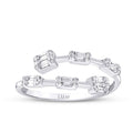 0,27 ct. Diamant Baguette Ring