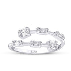0,27 ct. Diamant Baguette Ring