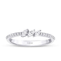 0,22 ct. Diamant Marquise Ring