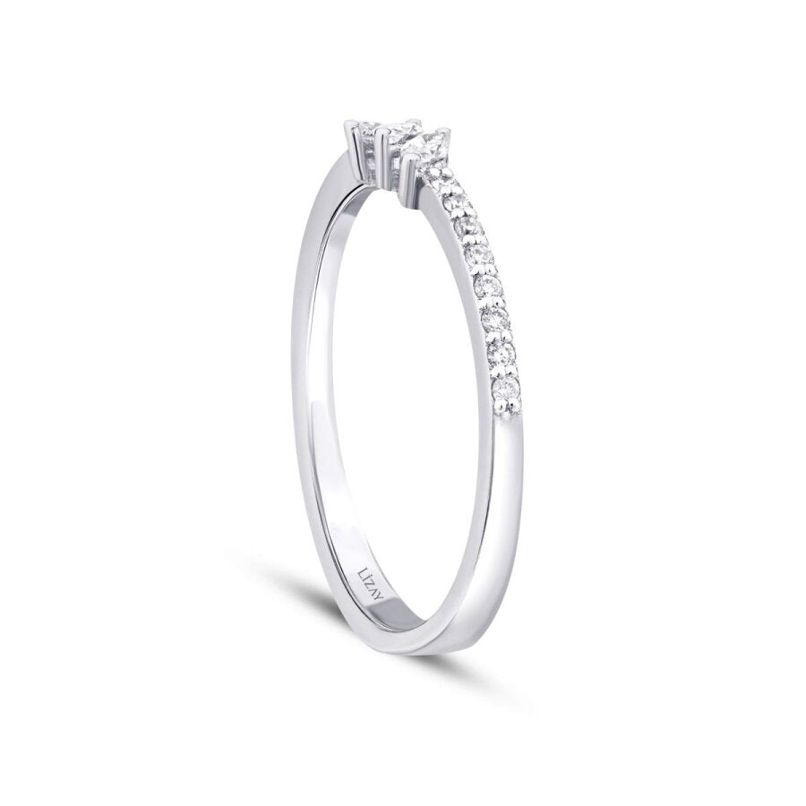 0,22 ct. Diamant Marquise Ring
