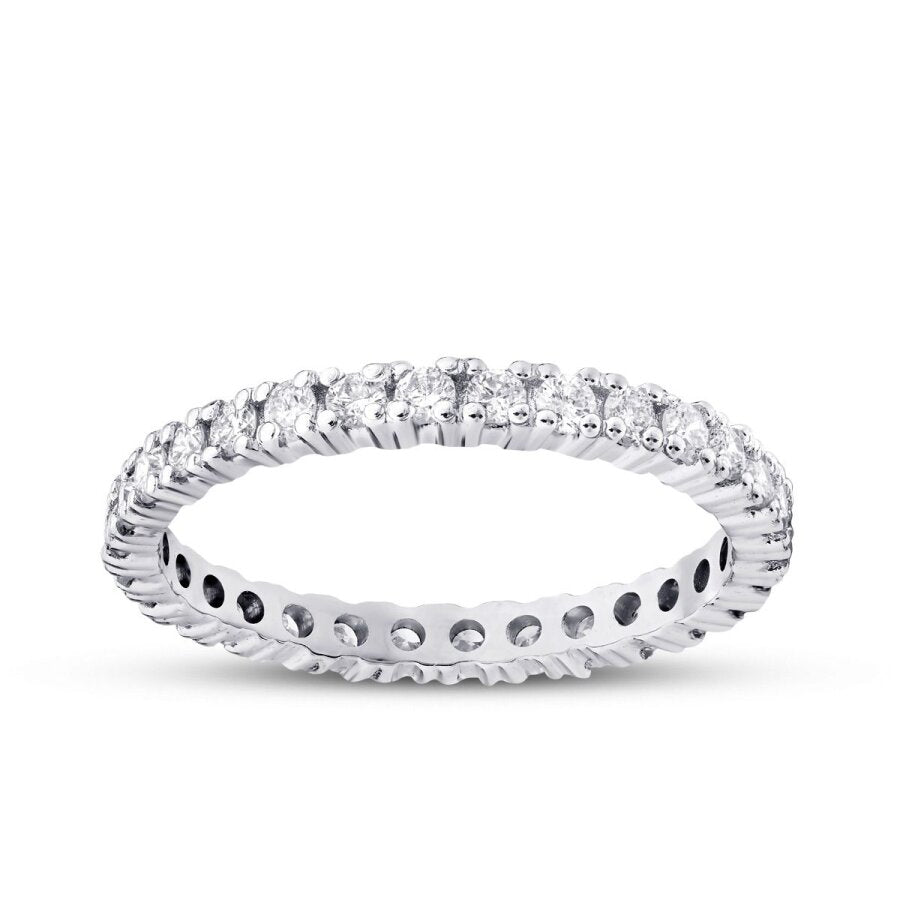 0,75 ct. Diamant Memoire-Ring