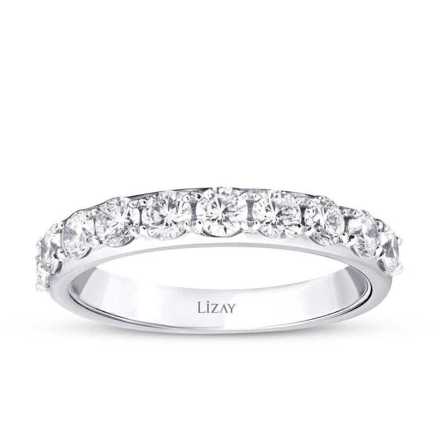 1,00 ct. Diamant Halb-Memoire-Ring