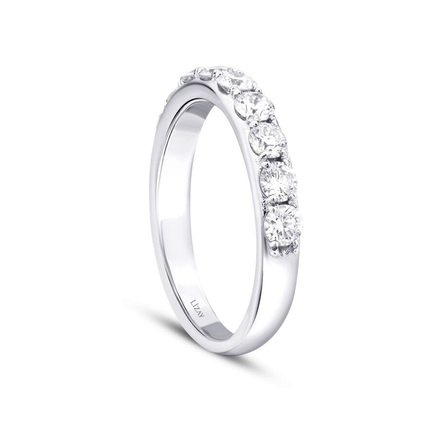 1,00 ct. Diamant Halb-Memoire-Ring