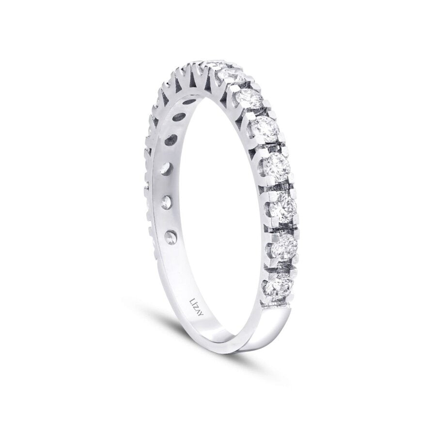 0,50 ct. Diamant Halb-Memoire-Ring