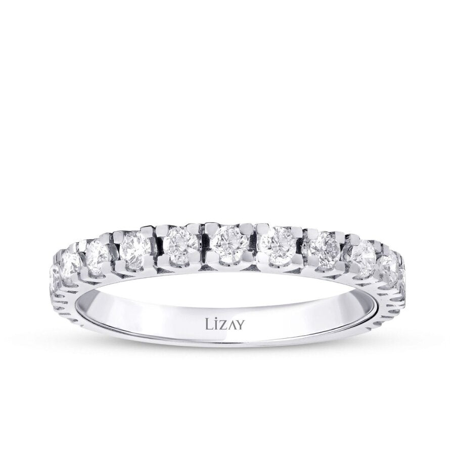 0.80 ct. Diamant Halb-Eternity Ring