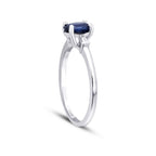 0,91 ct. Diamant Saphir Ring