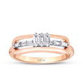 0,37 ct. Diamant Baguette Ring