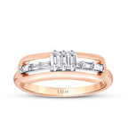 0,37 ct. Diamant Baguette Ring