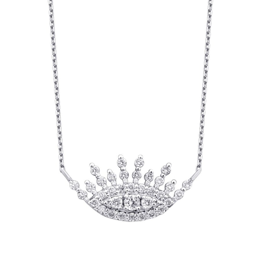 0,30 ct. Diamant Augen Halskette