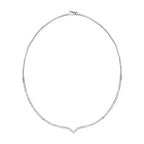 0,42 ct. Diamant Tennis Collier