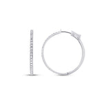 0,74 ct. Diamant Creolen Ohrringe