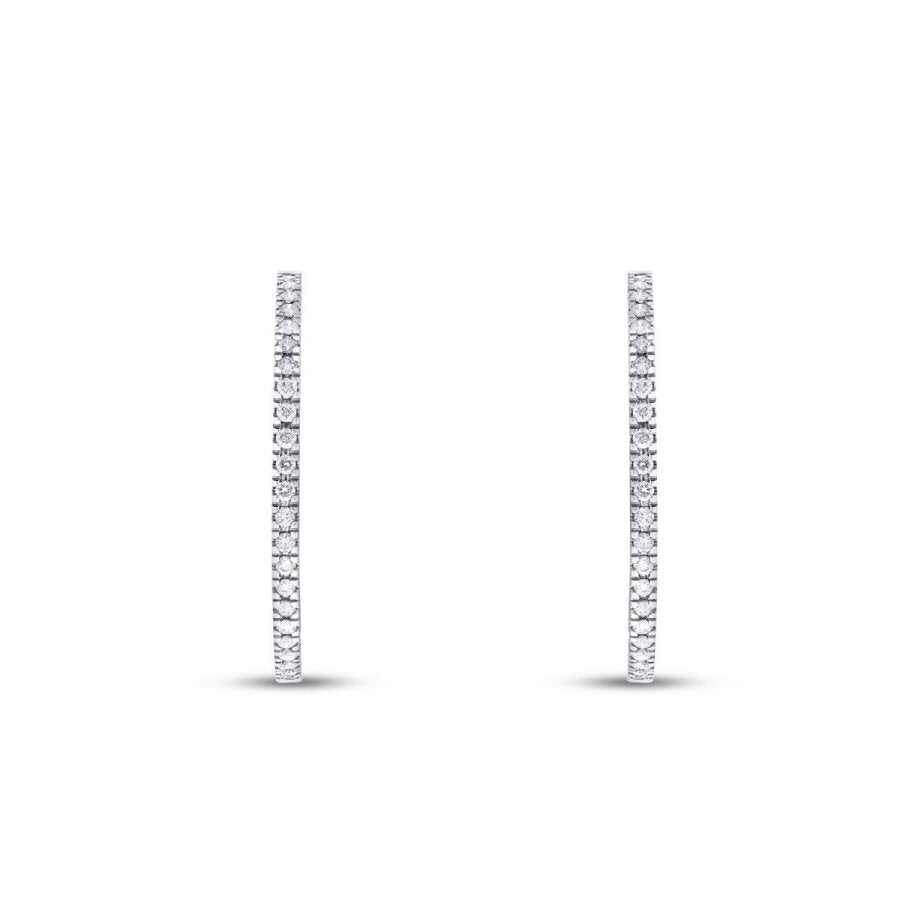 0,74 ct. Diamant Creolen Ohrringe