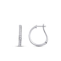 0,71 ct. Diamant Creolen Ohrringe