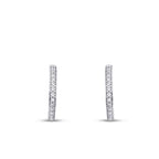 0,71 ct. Diamant Creolen Ohrringe