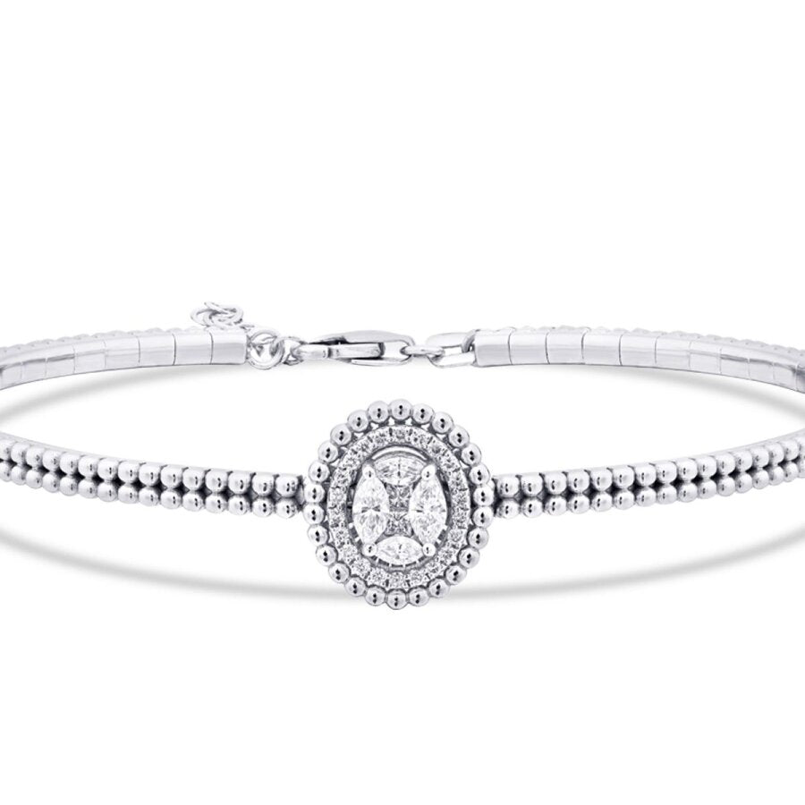 0,61 ct. Diamant Trend Armreif