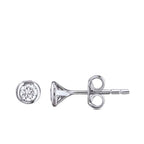 0,10 ct. Diamant Herren Ohrringe