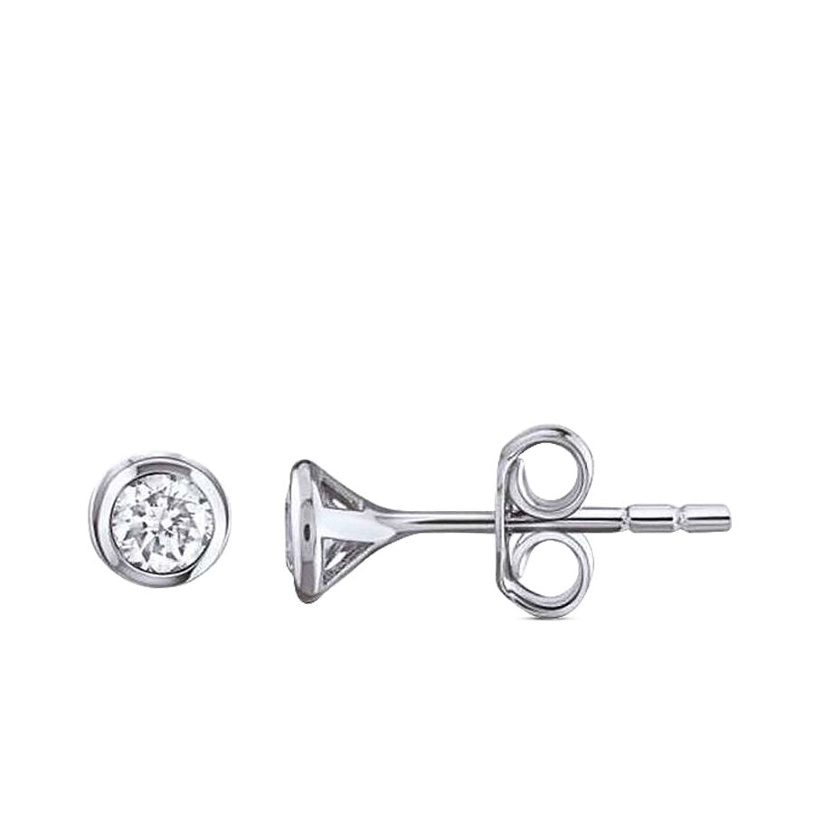 0,10 ct. Diamant Herren Ohrringe
