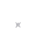 0,10 ct. Diamant Herren Ohrringe