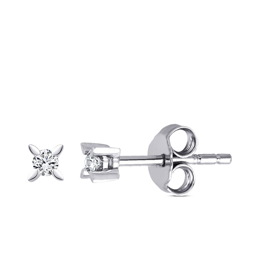 0,10 ct. Diamant Herren Ohrringe