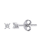 0,10 ct. Diamant Herren Ohrringe